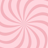 Pink abstract spiral ray background - vector graphic design