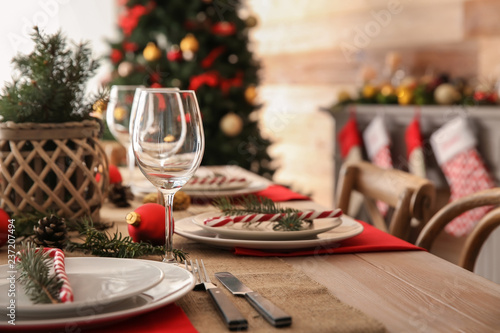Beautiful table setting for...