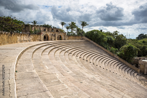 Vászonkép Amphitheatre in Altos de Chavon, Casa de Campo.