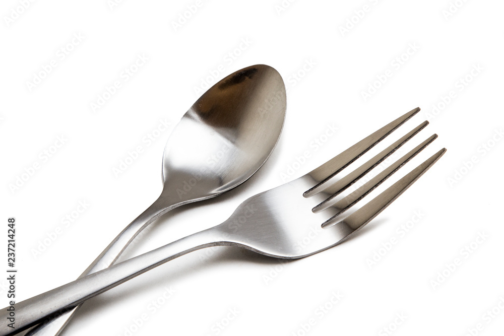 Cutlery on white background Cutlery on white background