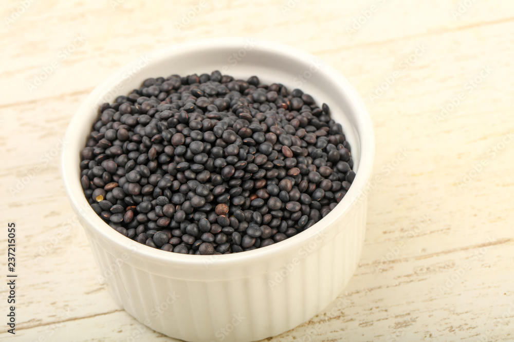 Black lentils Black lentils