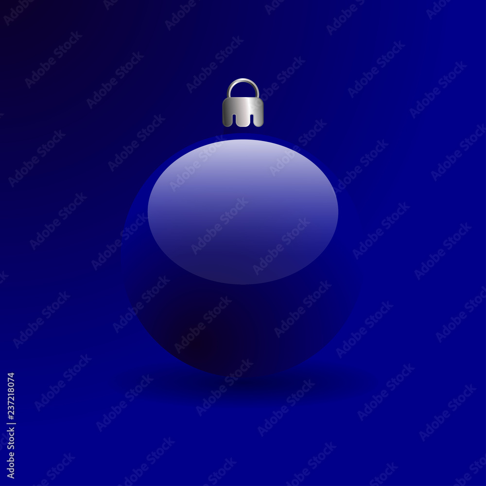 Blue Christmas ball color Blue Christmas ball color