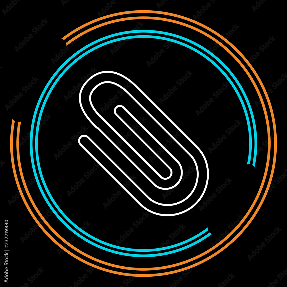 paper clip attachment icon - paper clip, email attachment, attached file paper clip attachment icon - paper clip, email attachment, attached file