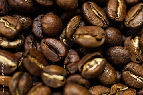 Fresh roasted Arabica coffee beans. Great backgroung. Good for wallpapers or photobackground.