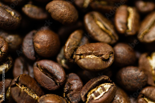 Fresh roasted Arabica coffee beans. Great backgroung. Good for wallpapers or photobackground.