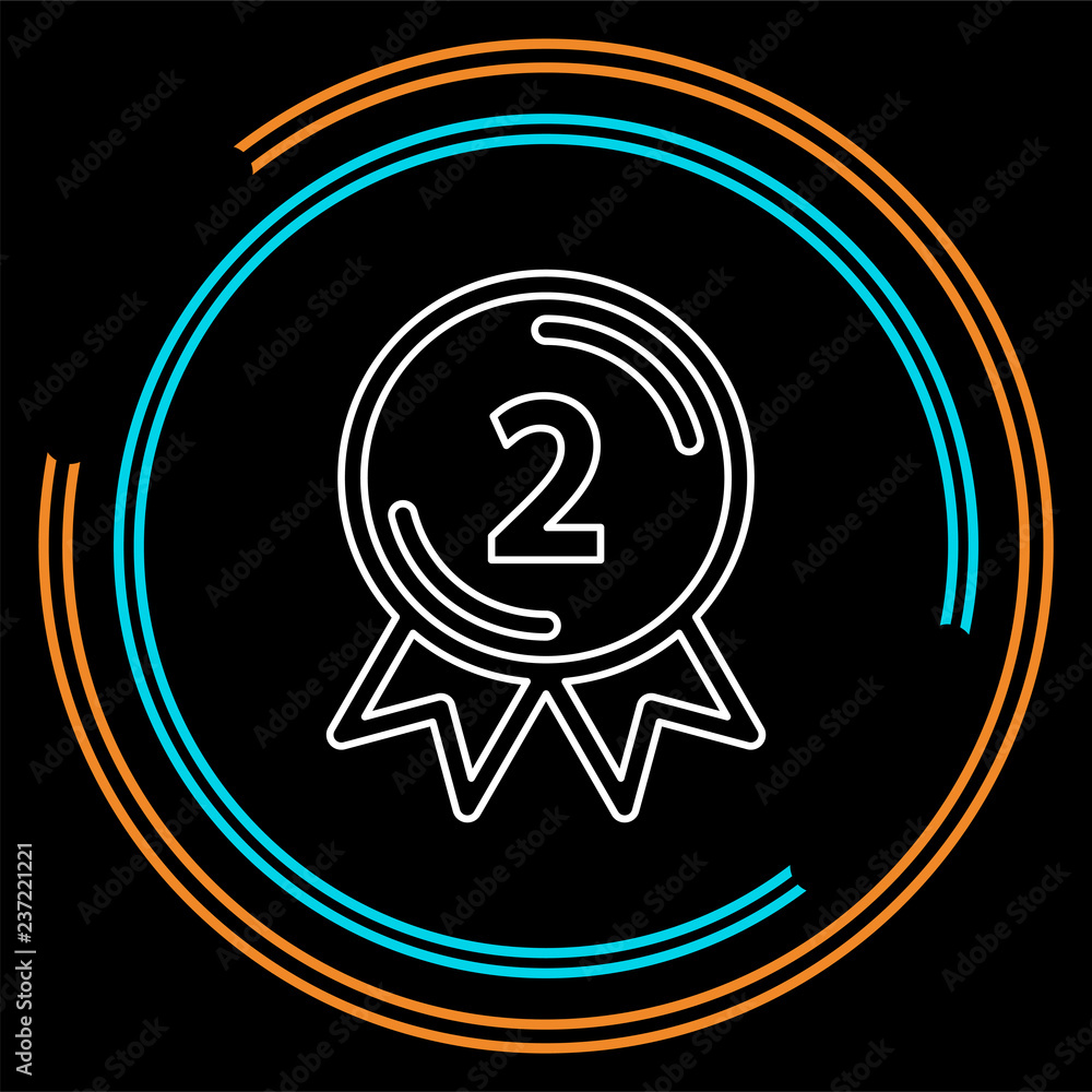 award winner - Second place prize, vector competition badge award winner - Second place prize, vector competition badge