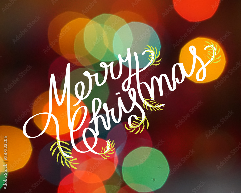 Naklejka premium Christmas greetings card