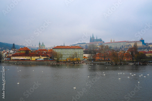 Prague, Czech Republic - November, 20, 2018: center of Prague