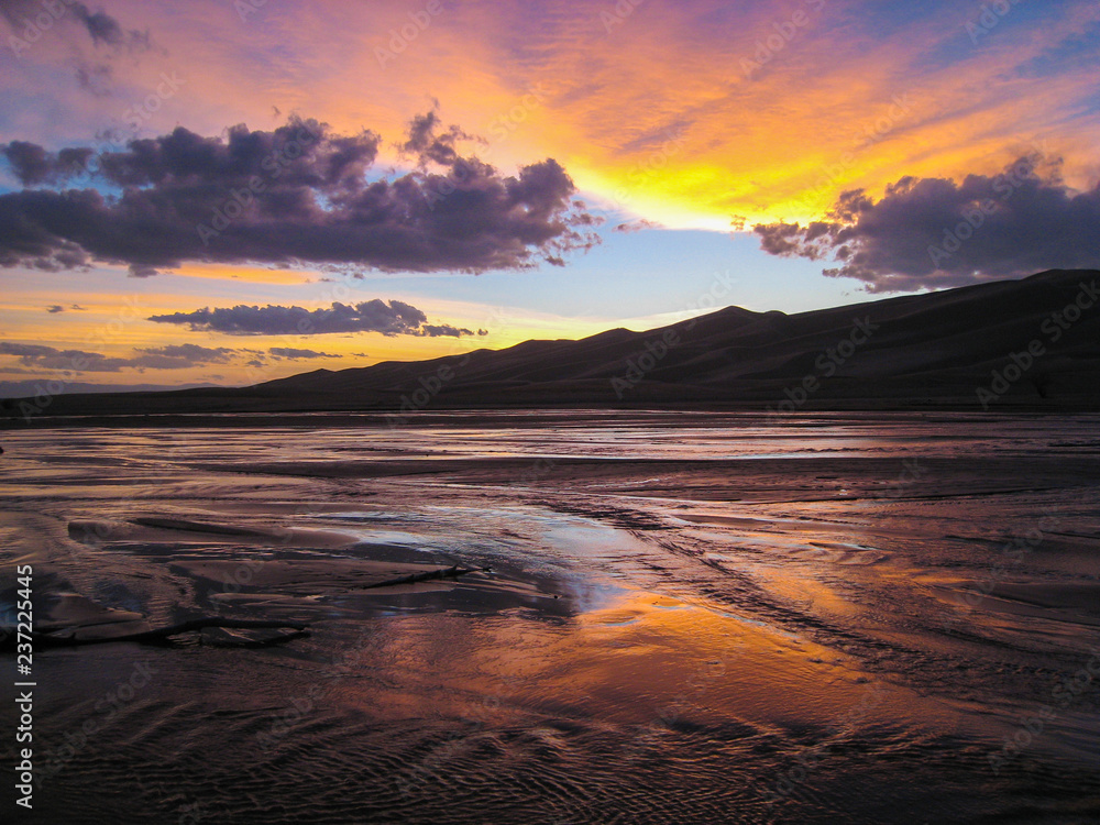 Sunset at Great Sand Dunes National Park & Preserve