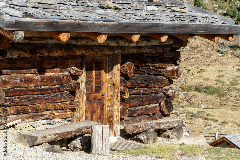 old house in the mountains