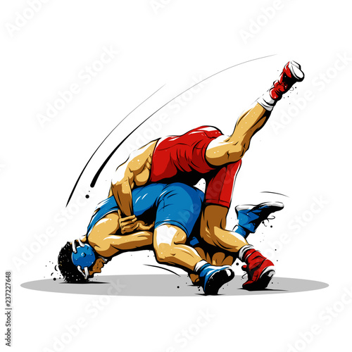 wrestling action 12
