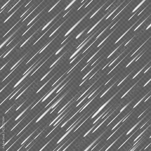 Anglewise Rain Drops Seamless Pattern Background. Vector