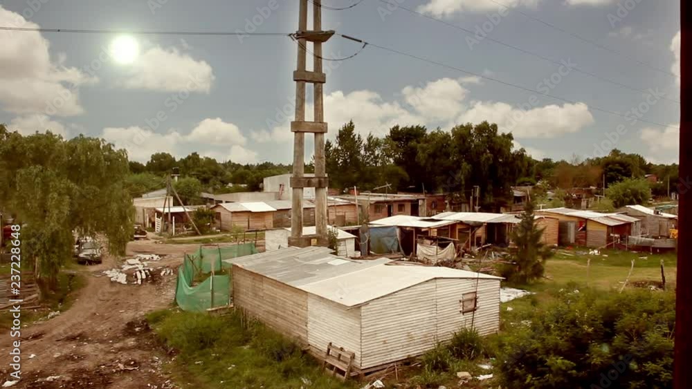 Slums in the Outskirts of Buenos Aires (Argentina). Slums in the Outskirts of Buenos Aires (Argentina).
