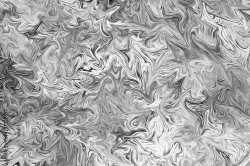 Fototapeta Naklejka Na Ścianę i Meble -  Abstract Gray Black and White Marble Ink Pattern Background. Liquify Abstract Pattern With Black, White, Grey Graphics Color Art Form.