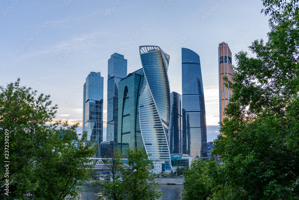 Business district in Moscow - Moscow International Business Center 