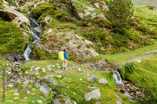 Tourist in national park photo