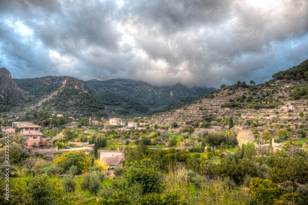 Village of Buñola in Palma de Mallorca