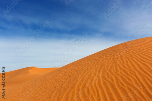 Big sand dunes in desert © Kokhanchikov