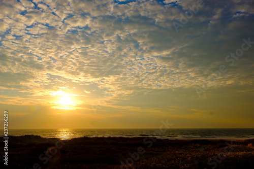 Winter sunrise on East Coast beach