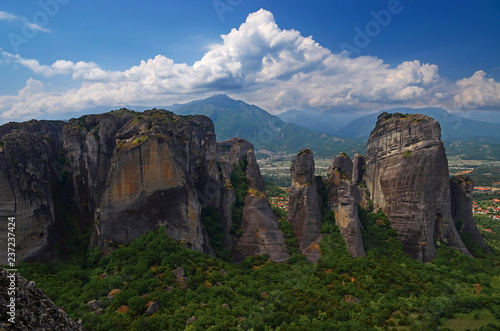 Great Monastery of Varlaam on the high rock in Meteora, Thessaly, Greece © Nataliia
