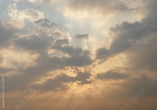 Sunset sky