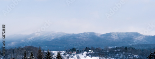 Waterbury, Vermont Panorama 