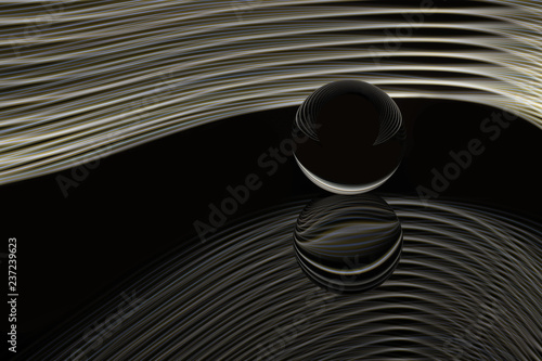 Canvas Print Light painting background