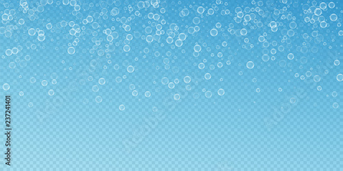 Soap bubbles abstract background. Blowing bubbles 