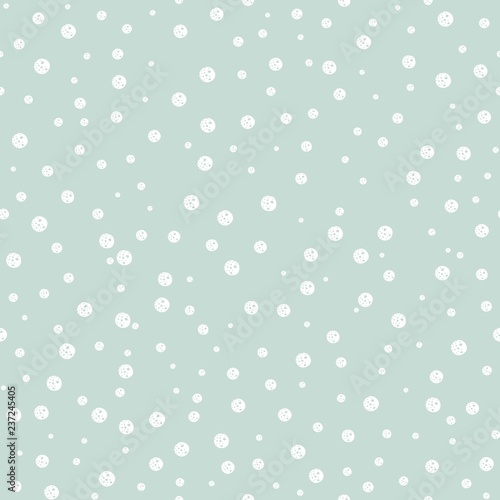 Vector seamless pattern with snowflakes. Winter background.