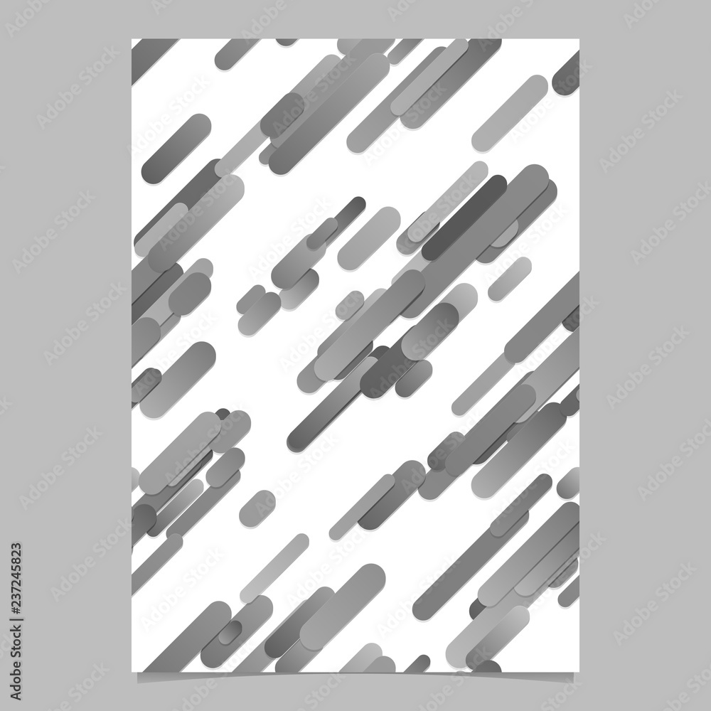Grey modern gradient diagonal stripe pattern flyer background - vector stationery template graphic Grey modern gradient diagonal stripe pattern flyer background - vector stationery template graphic