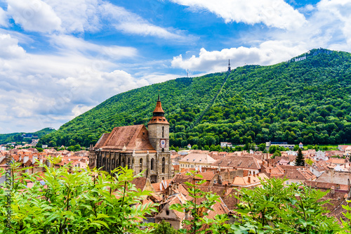 Black Church in Brasov, Transylvania, Romania photo