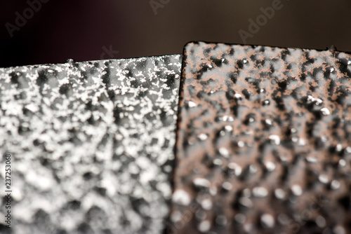 antique metal texture.powder coating.