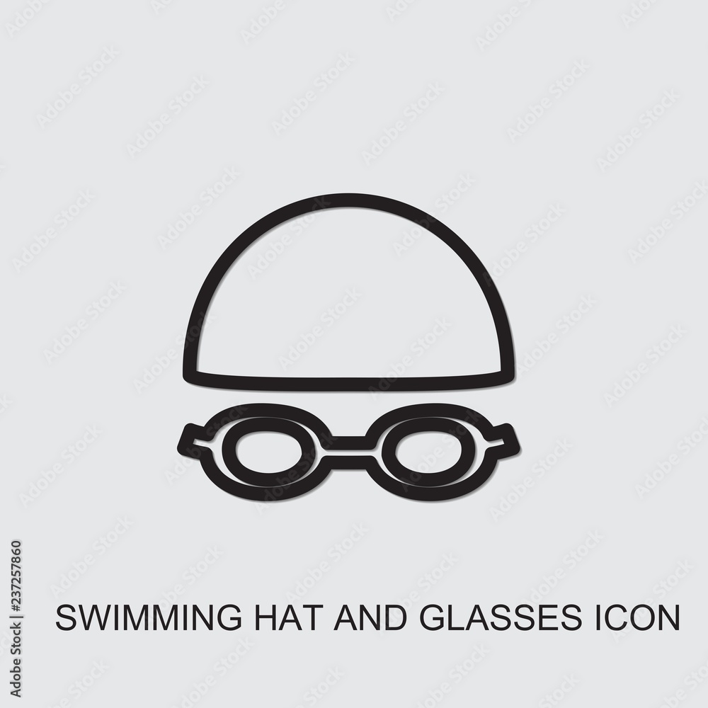 swimming hat and glasses icon. outline swimming hat and glasses icon from sport collection. Use for web, mobile, infographics and UI/UX elements. Trendy swimming hat and glasses icon. swimming hat and glasses icon. outline swimming hat and glasses icon from sport collection. Use for web, mobile, infographics and UI/UX elements. Trendy swimming hat and glasses icon.