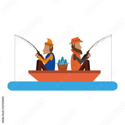 Fishermen in boat