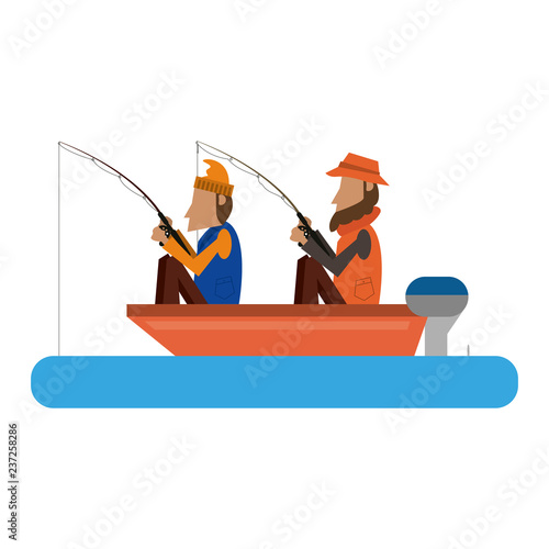 Fishermen in boat