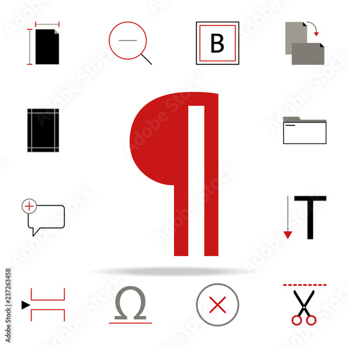 show hide icon. text editor icons universal set for web and mobile