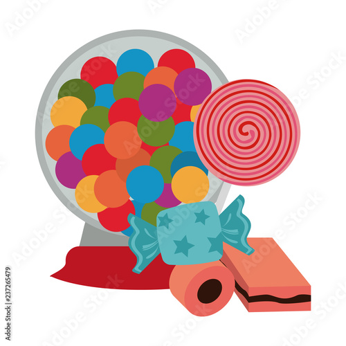 Set of candies