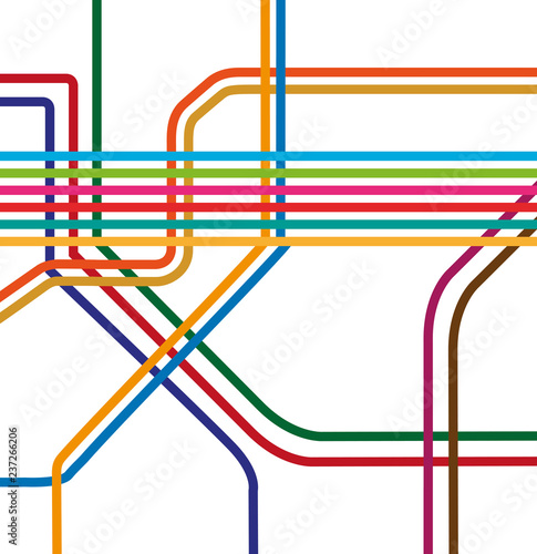 München Ubahn Plan Ctiy center subway Inspiriert