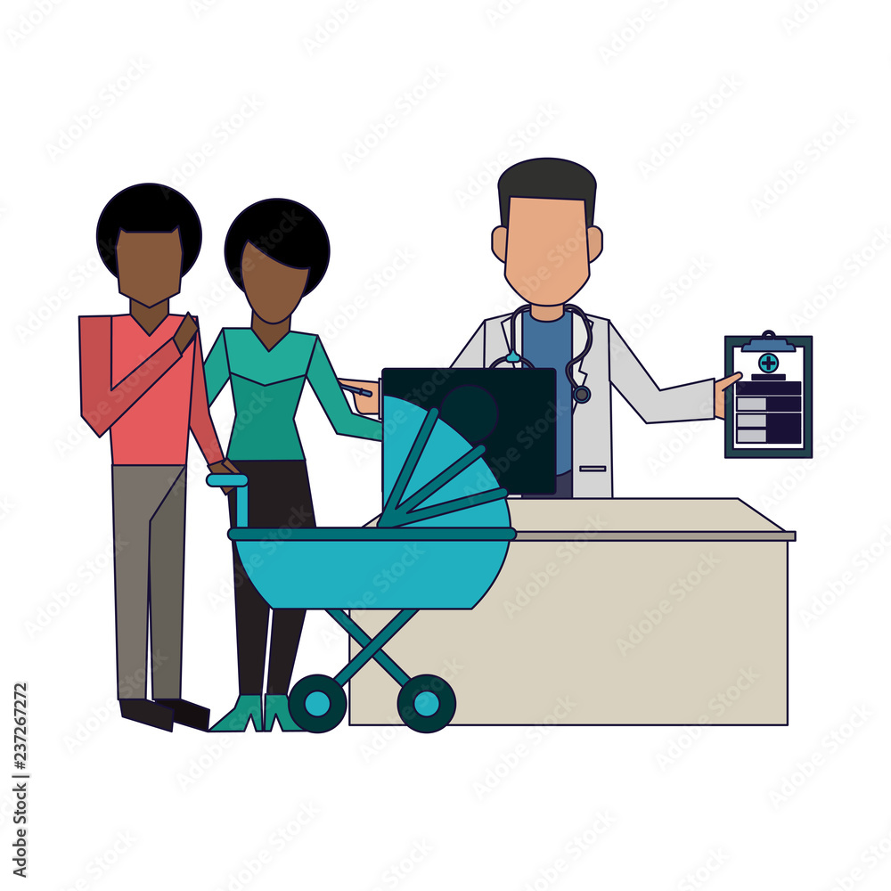 Doctor and patients Doctor and patients