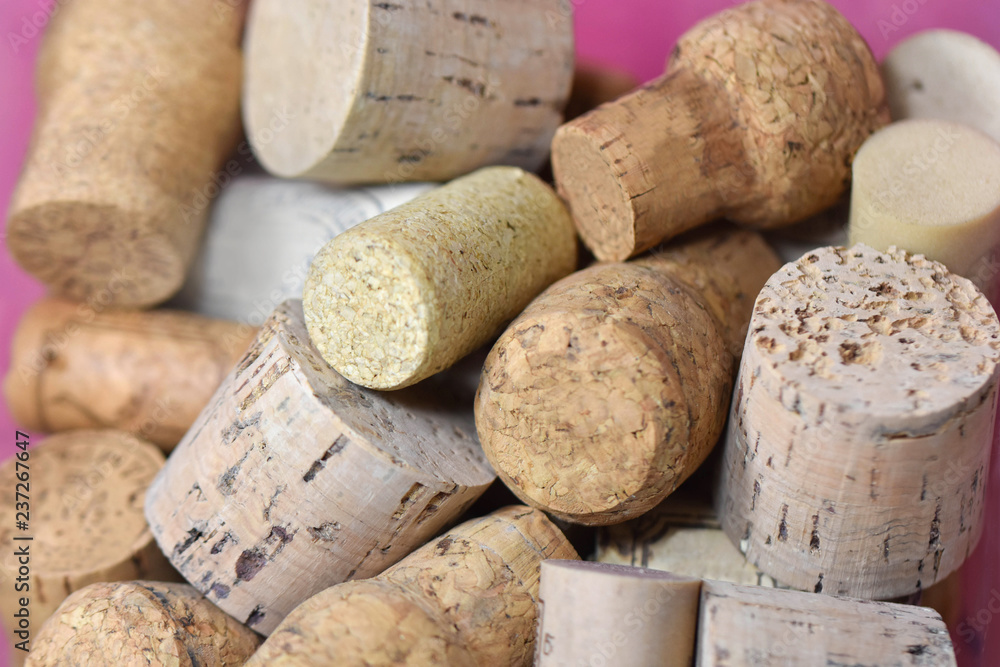 wine corks  wall production