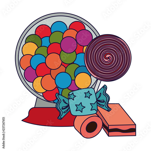 Set of candies