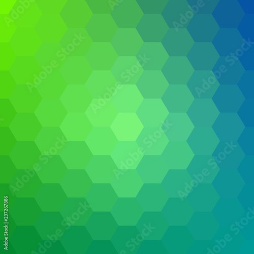 Gradient background with a hexagonal. Vector illustration.