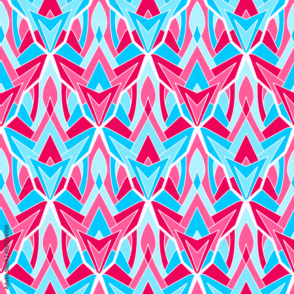 Bright rhombic seamless pattern for textiles and printing. Bright rhombic seamless pattern for textiles and printing.