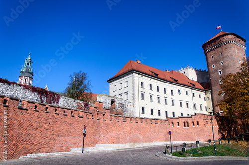 Wawel castle in Kraków, Poland