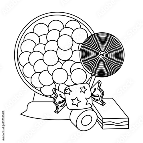 Set of candies