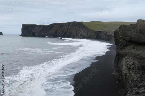 Schwarzer Strand aus Island - Vik
