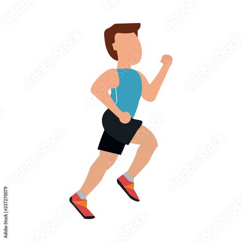 Fitness man running © Jemastock