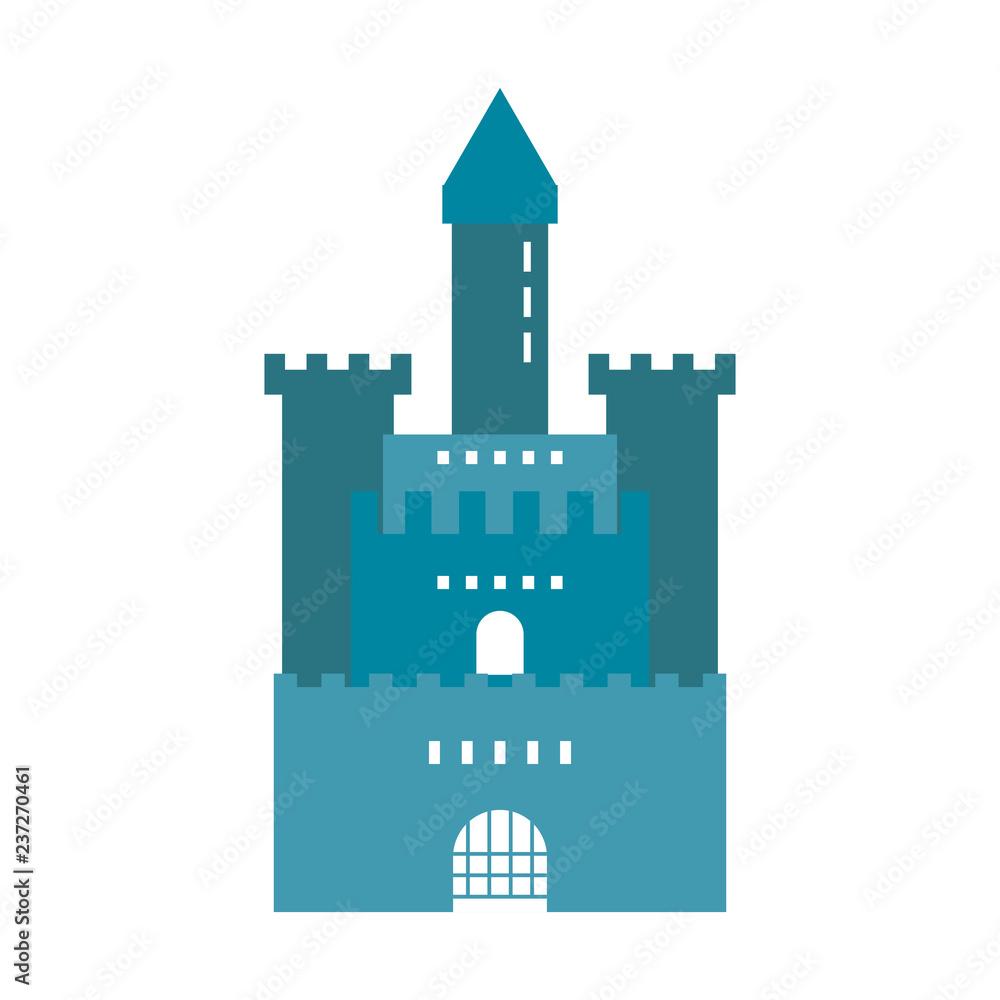 Medieval castle building