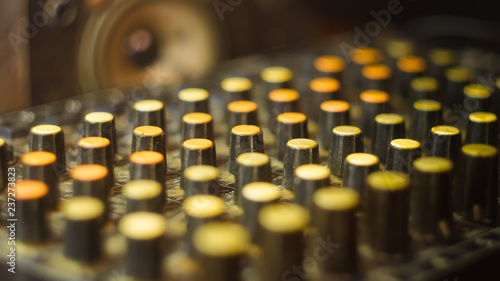 Obraz na plátne vintage music mixing console
