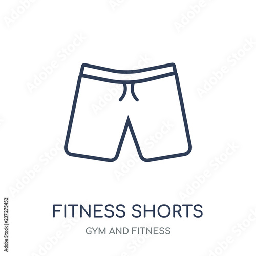 fitness Shorts icon. fitness Shorts linear symbol design from Gym and Fitness collection.